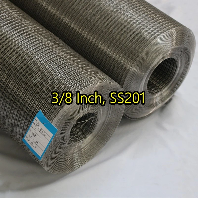 3/8 بوصة SS201 شبكة سلكية ملحومة