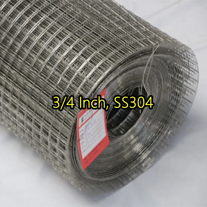 3/4 بوصة SS304 شبكة سلكية ملحومة