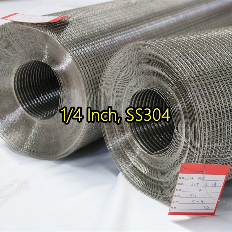 1/4 بوصة SS304 شبكة سلكية ملحومة