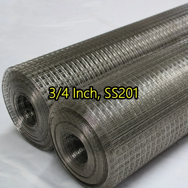 3/4 بوصة SS201 شبكة سلكية ملحومة