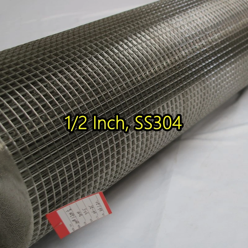 1/2 بوصة SS304 شبكة سلكية ملحومة