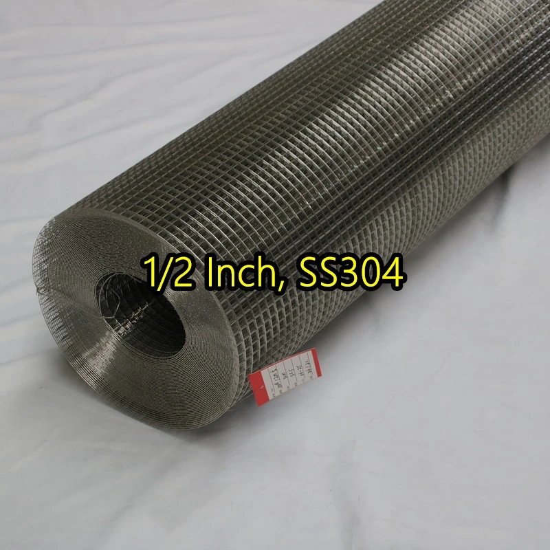 1/2 بوصة SS304 شبكة سلكية ملحومة