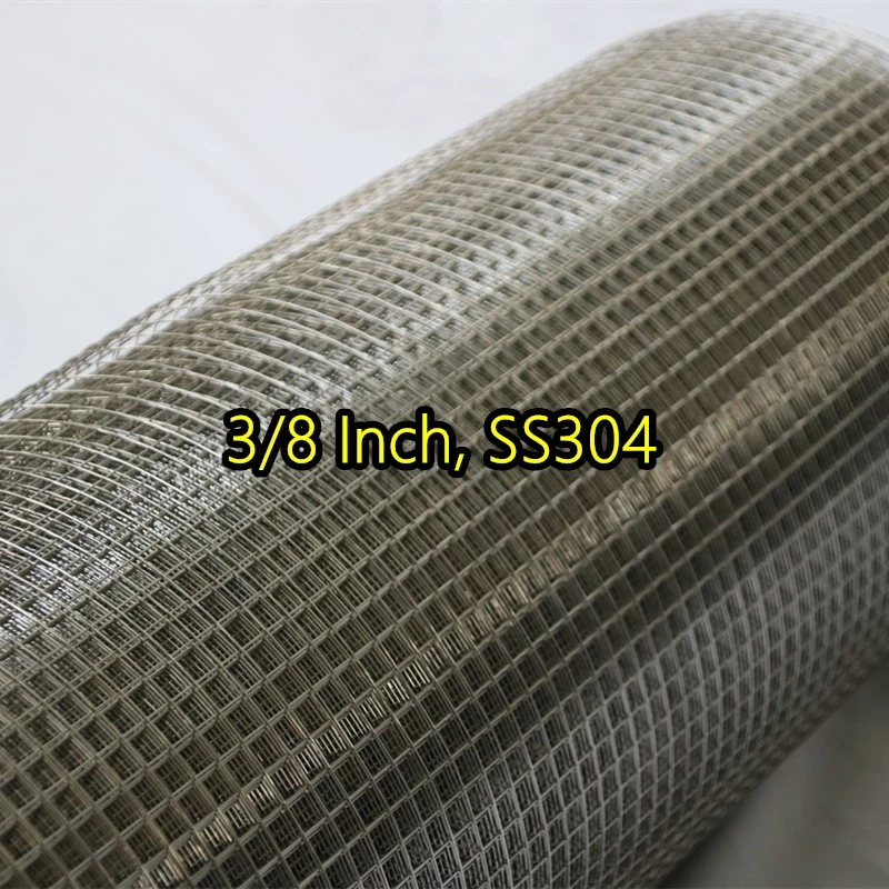 3/8 بوصة SS304 شبكة سلكية ملحومة