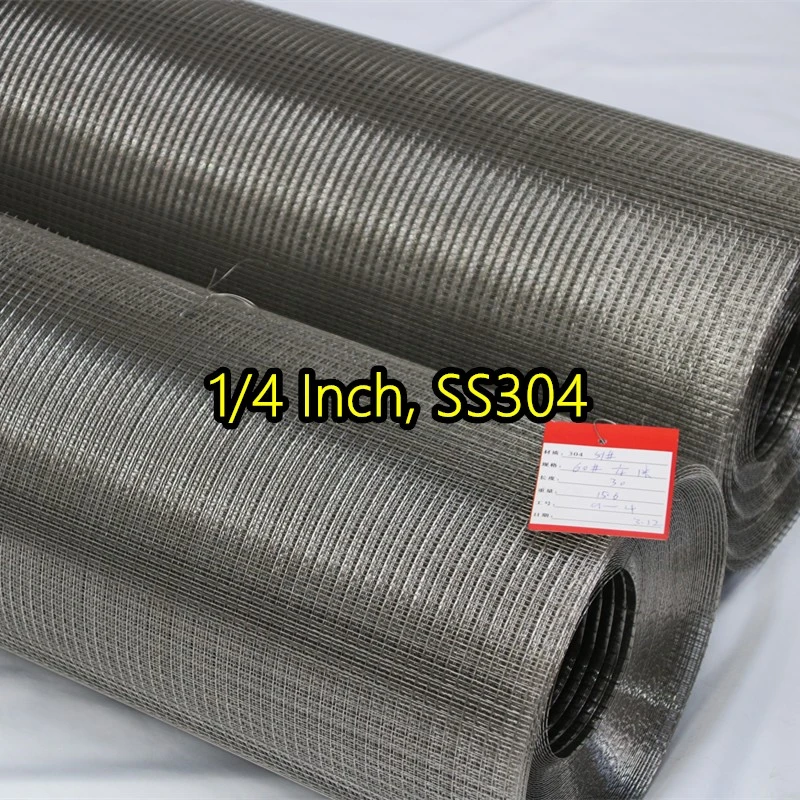 1/4 بوصة SS304 شبكة سلكية ملحومة