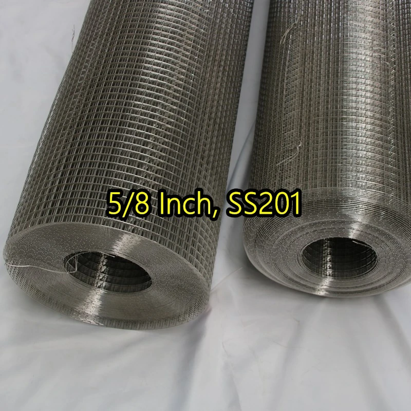5/8 بوصة SS201 شبكة سلكية ملحومة