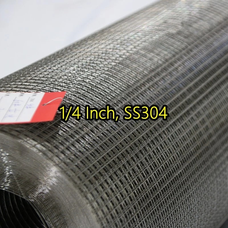 1/4 بوصة SS304 شبكة سلكية ملحومة