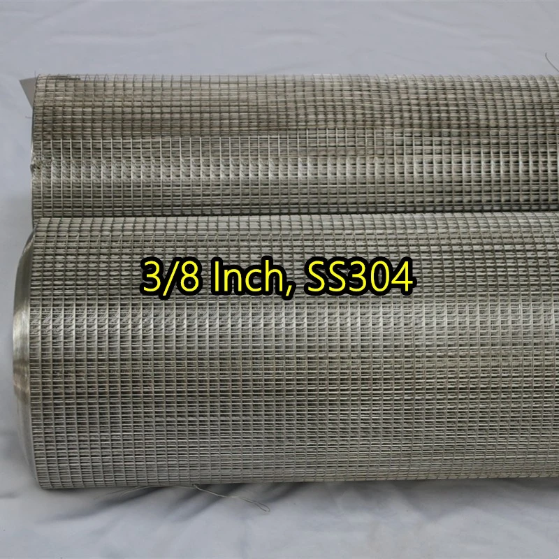 3/8 بوصة SS304 شبكة سلكية ملحومة