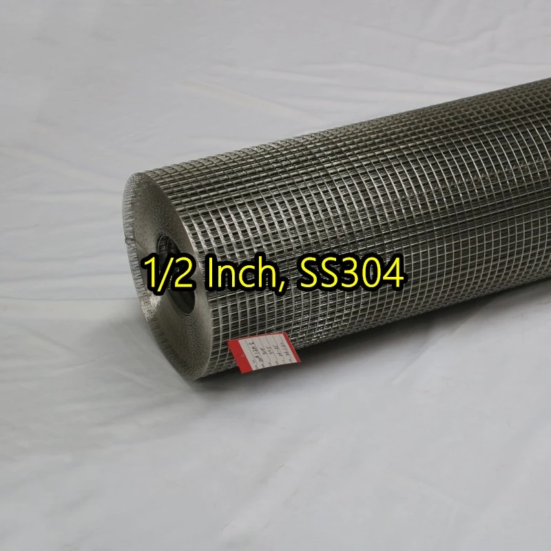 1/2 بوصة SS304 شبكة سلكية ملحومة