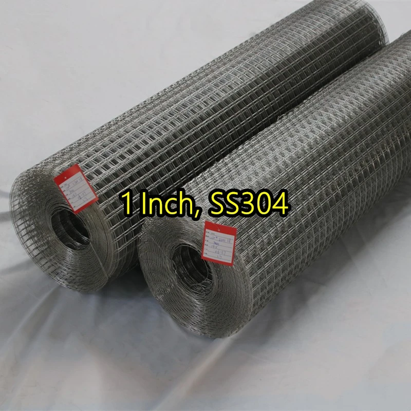 1 بوصة SS304 شبكة سلكية ملحومة