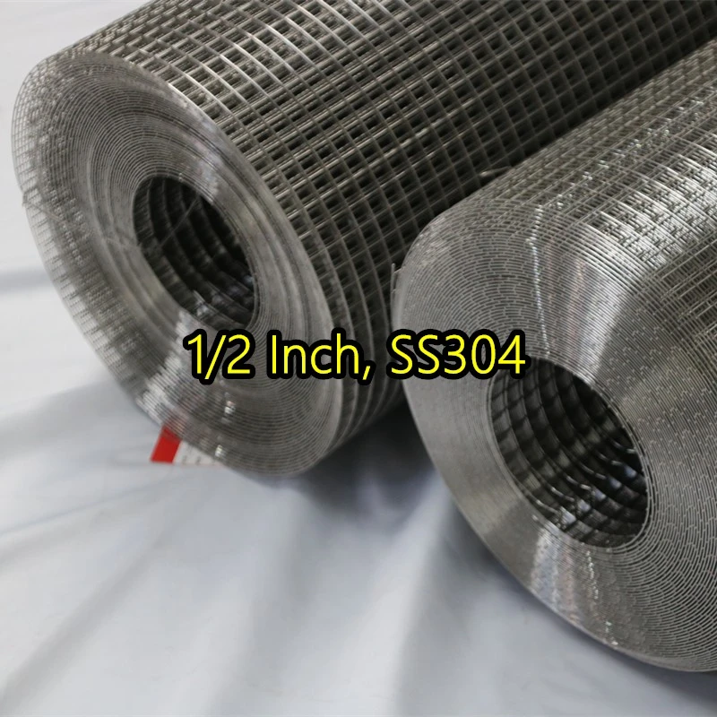 1/2 بوصة SS304 شبكة سلكية ملحومة