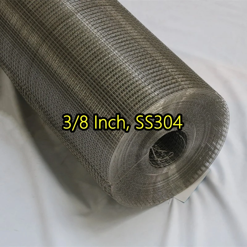 3/8 بوصة SS304 شبكة سلكية ملحومة