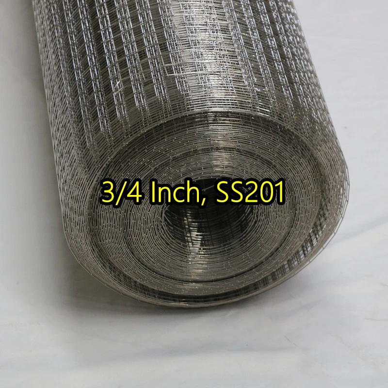 3/4 بوصة SS201 شبكة سلكية ملحومة