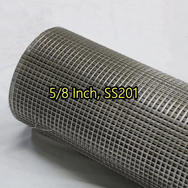 5/8 بوصة SS201 شبكة سلكية ملحومة