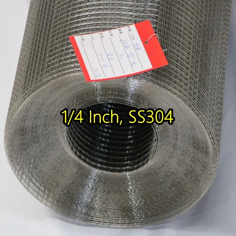 1/4 بوصة SS304 شبكة سلكية ملحومة