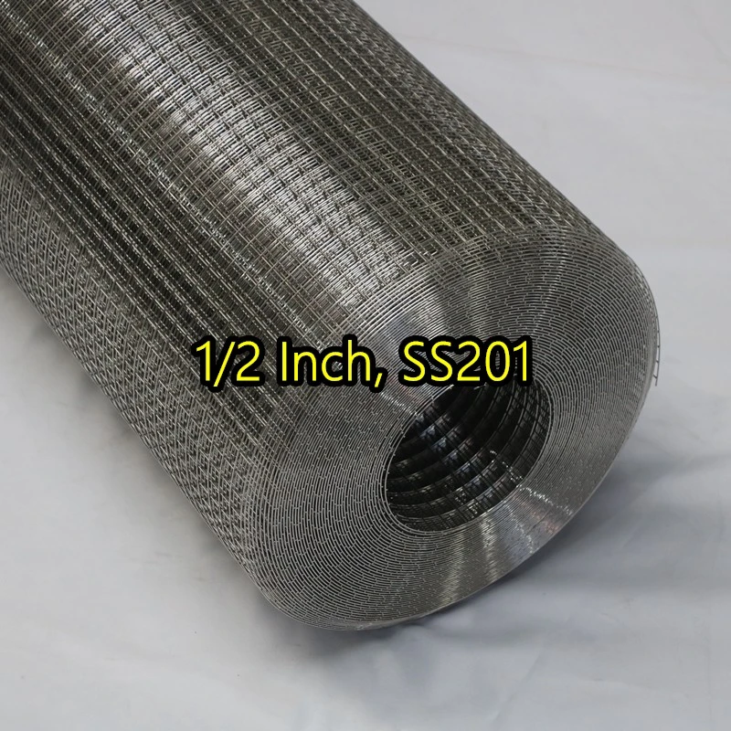 1/2 بوصة SS201 شبكة سلكية ملحومة