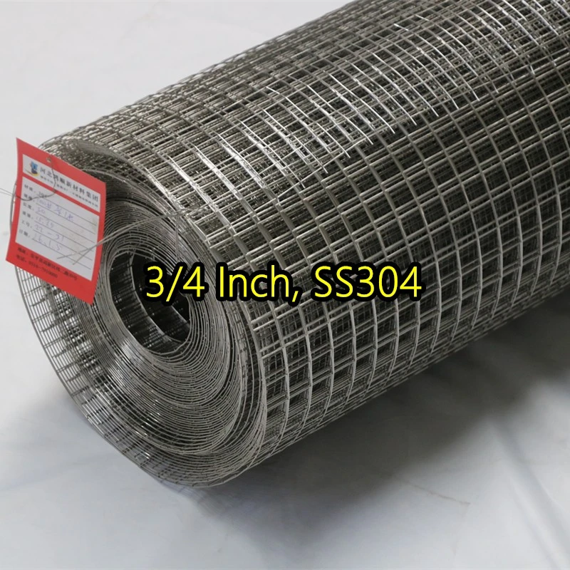 3/4 بوصة SS304 شبكة سلكية ملحومة