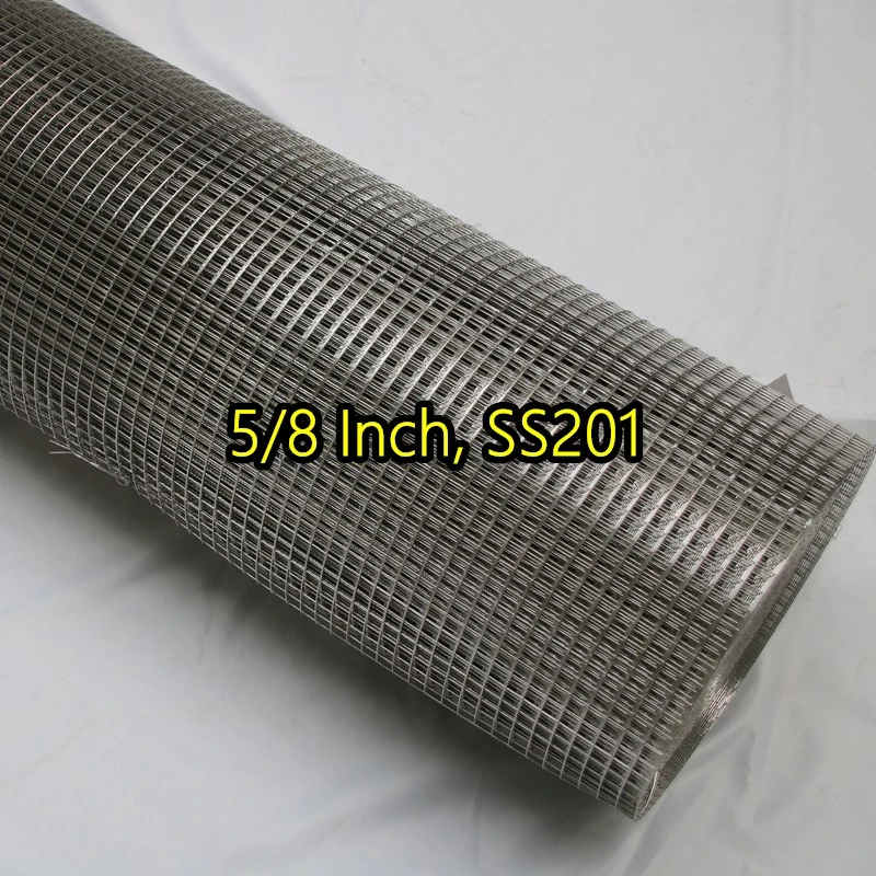 5/8 بوصة SS201 شبكة سلكية ملحومة