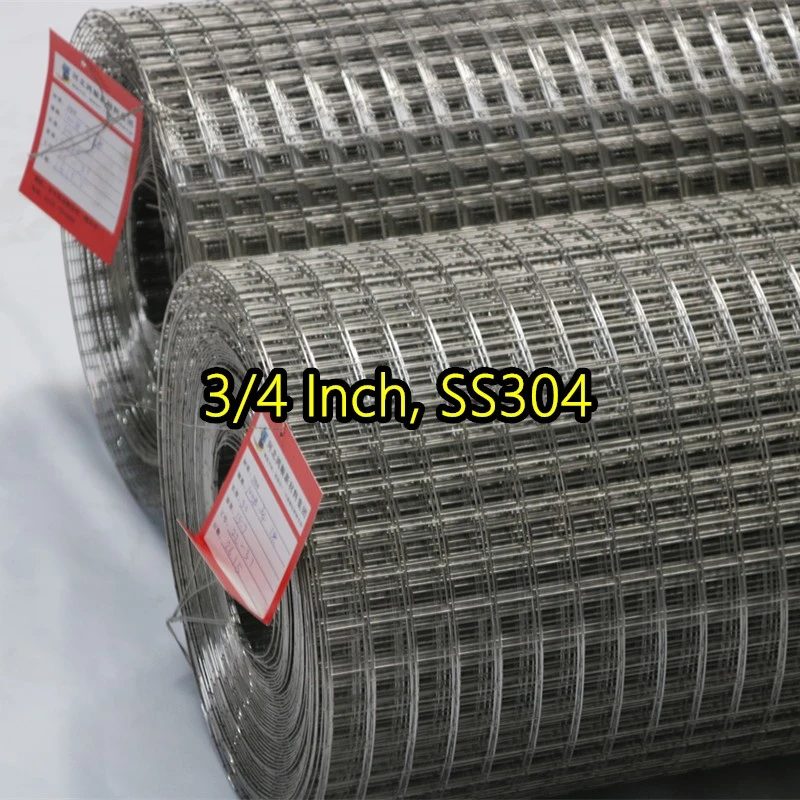 3/4 بوصة SS304 شبكة سلكية ملحومة