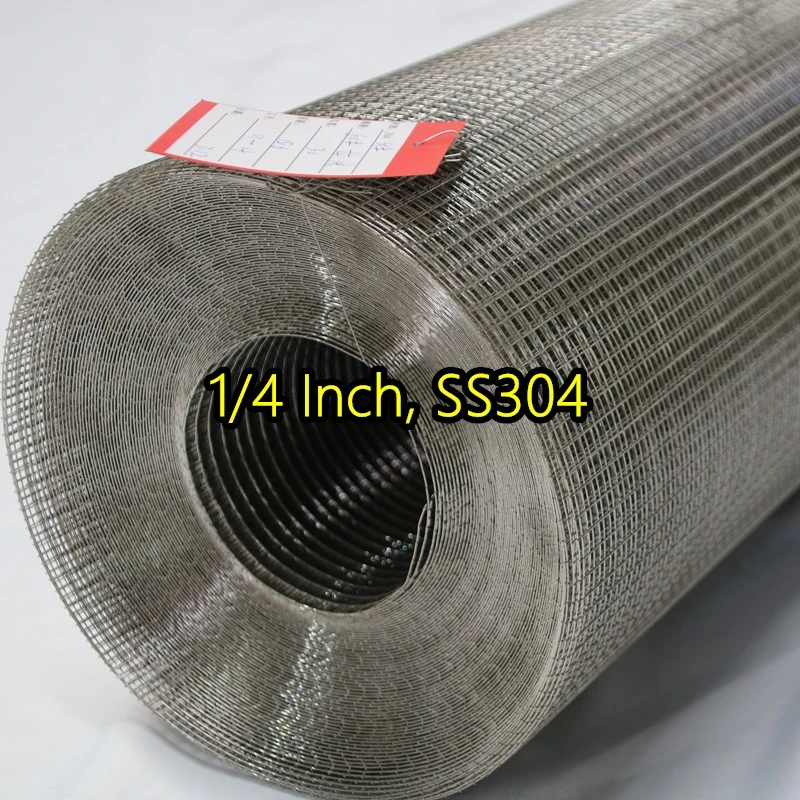 1/4 بوصة SS304 شبكة سلكية ملحومة